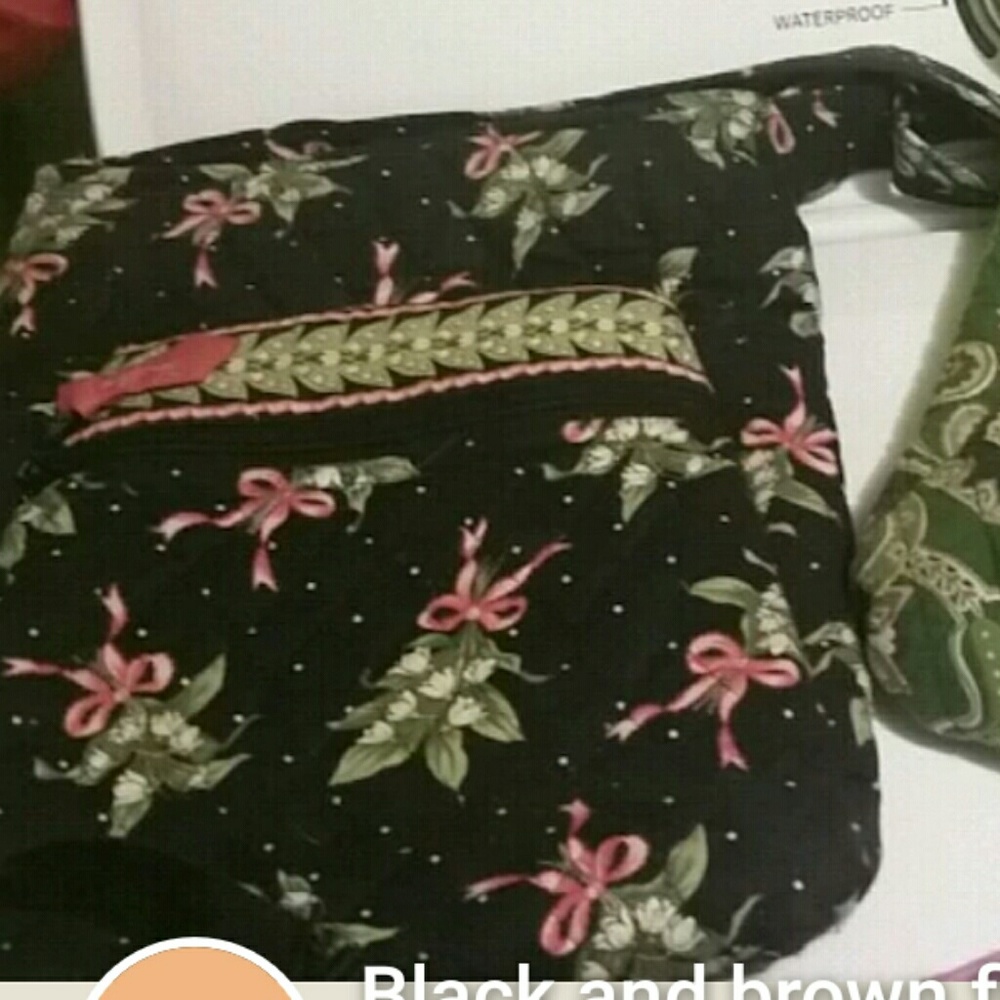 Vera bradley mistletoe toes purse